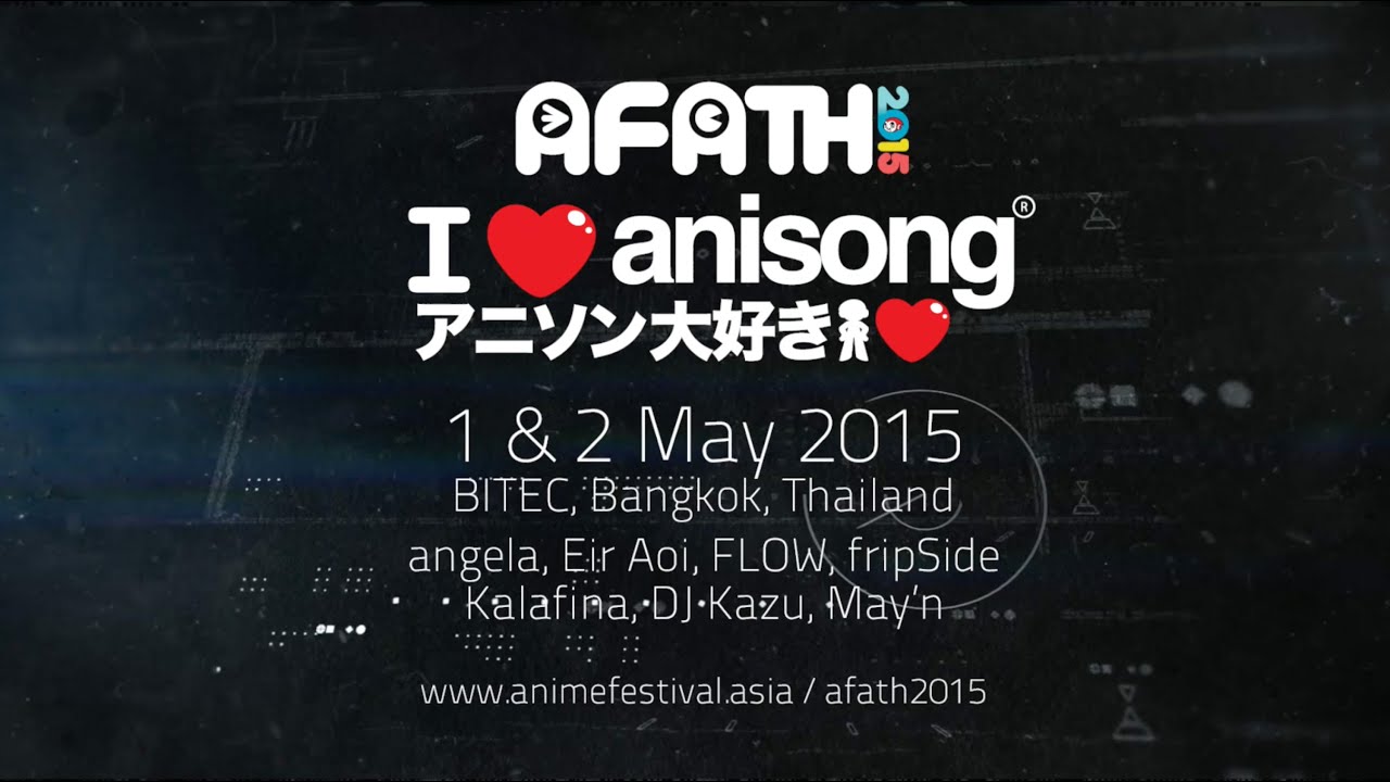 AFATH 2015 - I Love Anisong Line-up