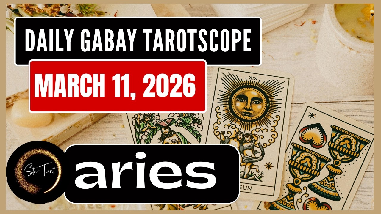 ANO'NG KAILANGAN MONG MALAMAN NGAYON ARIES MARCH 11, 2026  💫DAILY GABAY TAROTSCOPE