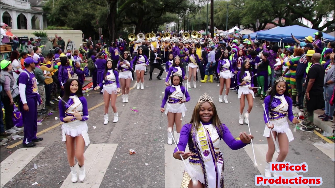 Edna Karr Marching Band 2020 @ King Arthur Parade Full Coverage