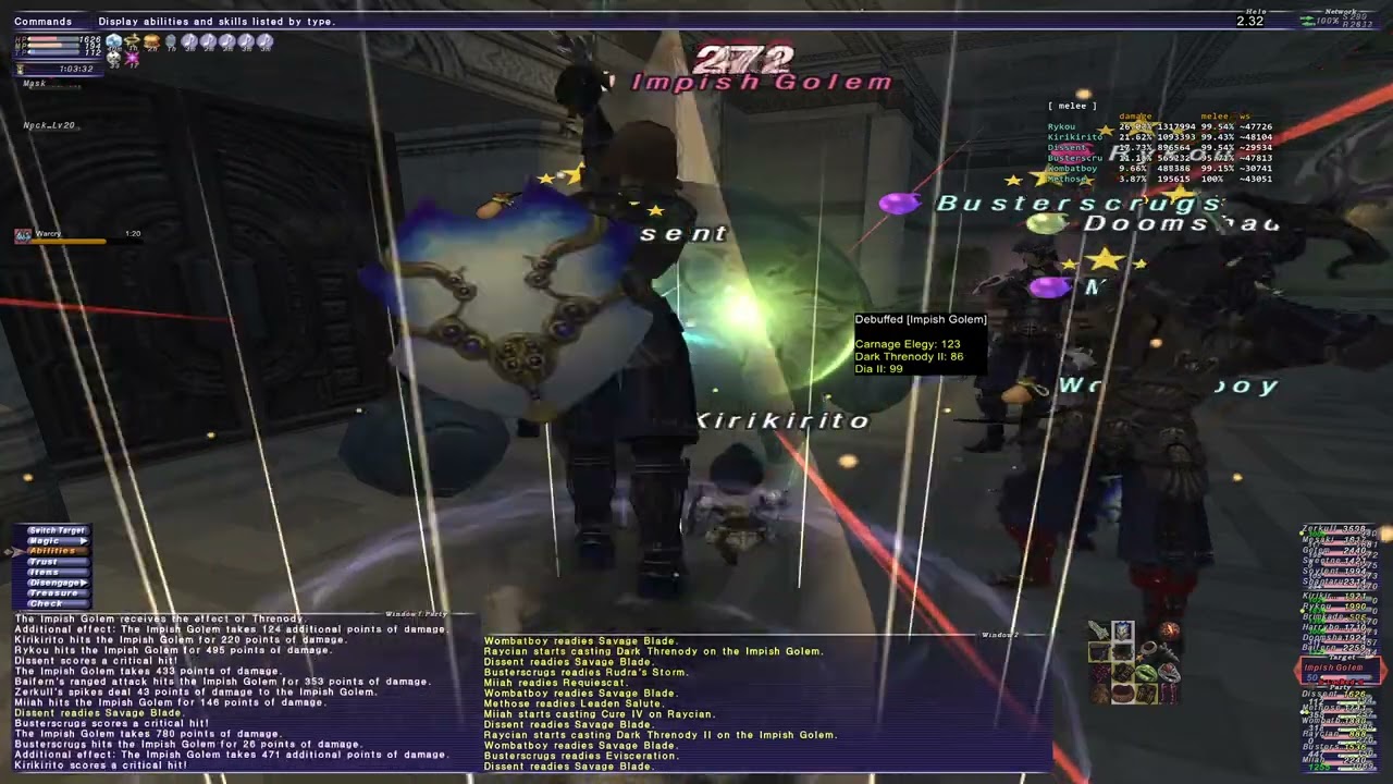 FFXI Dynamis Divergence Jeuno Wave3 - WAR POV (7-1-24)