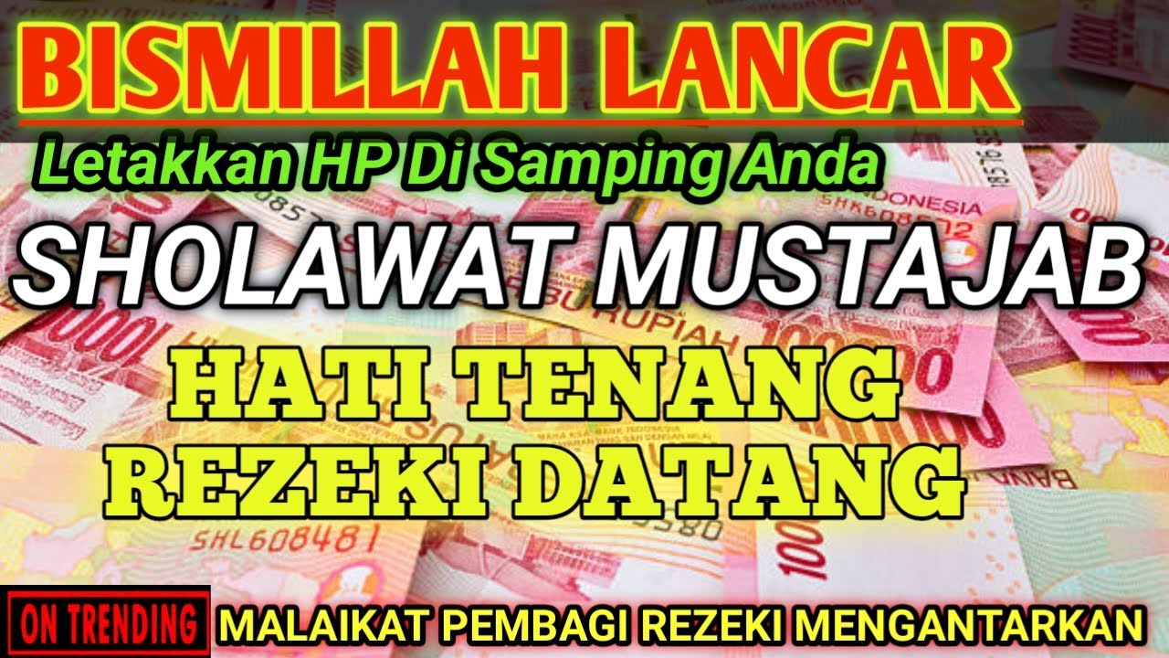 SHOLAWAT JIBRIL PEMBUKA REZEKI DARI SEGALA PENJURU BAROKAH