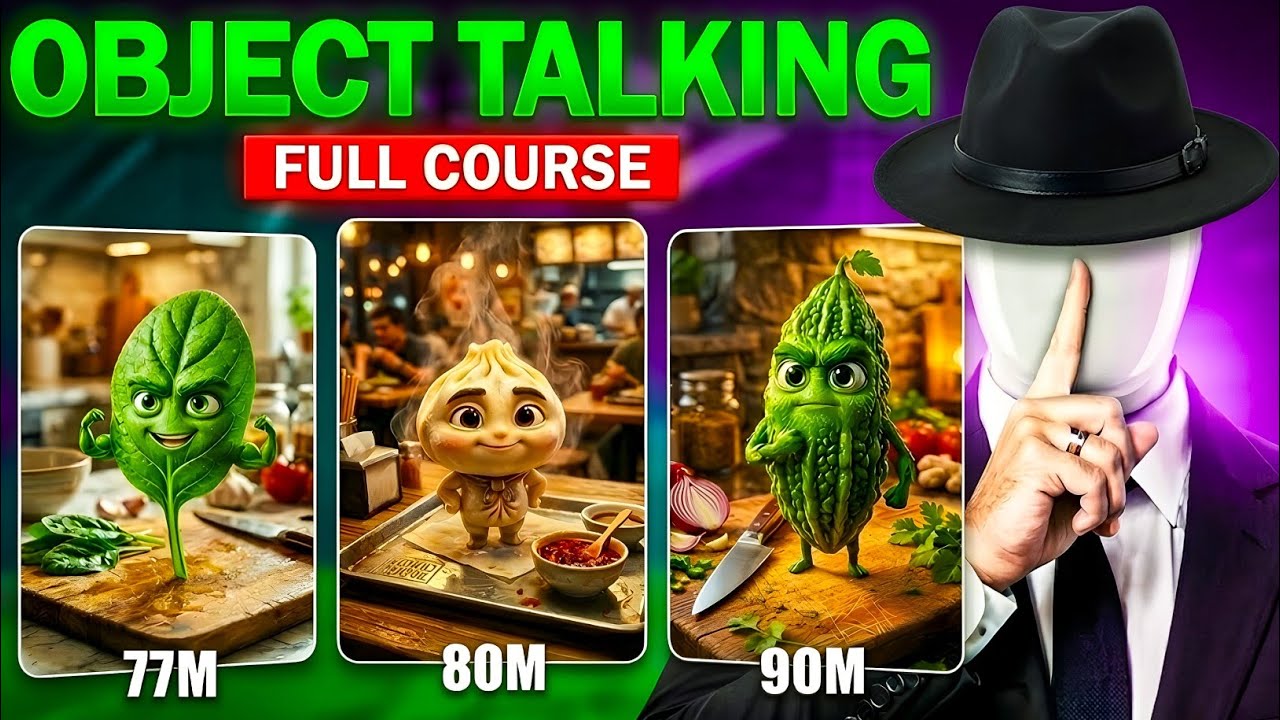 AI Object Talking Video Kaise Banaye | Object Talking Full Course | #trending #aitalkingvideo