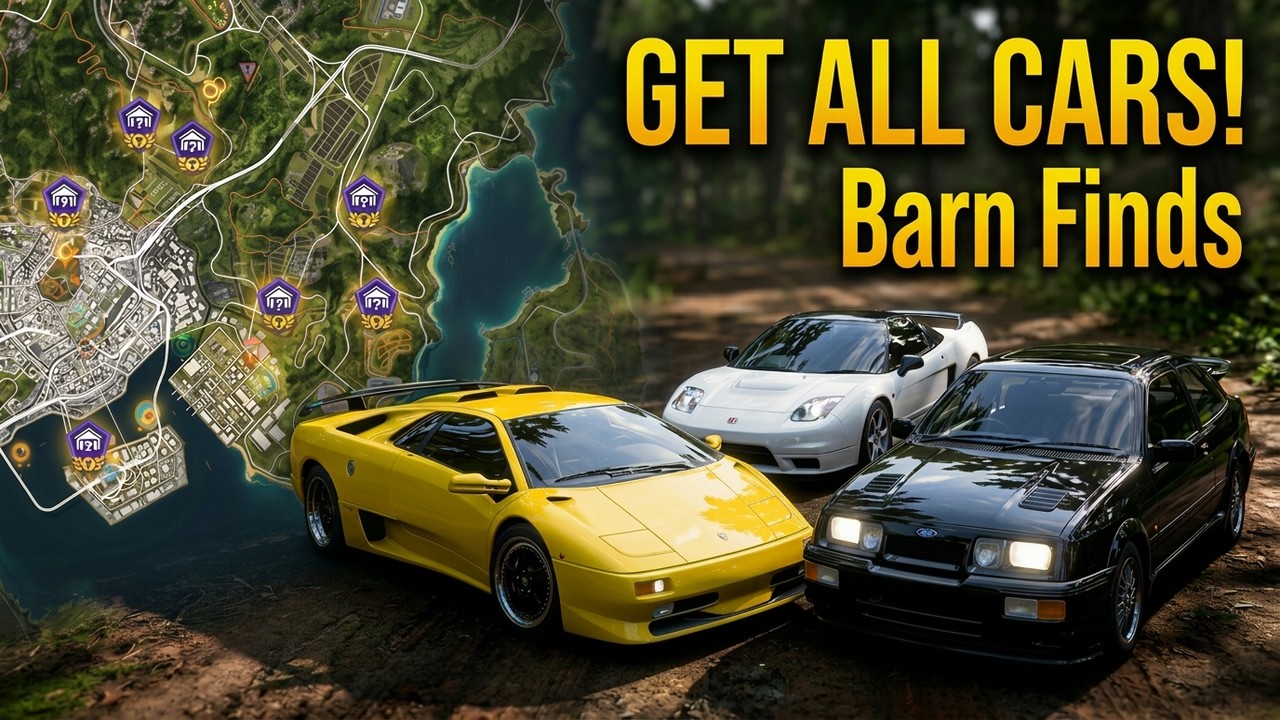 Forza Horizon 6: All Barn Finds Guide