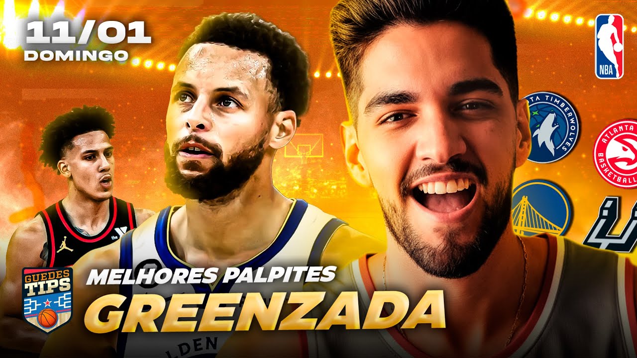 PALPITES DA NBA PARA HOJE 11 01 2026 (DOMINGO) + BILHETE PRONTO