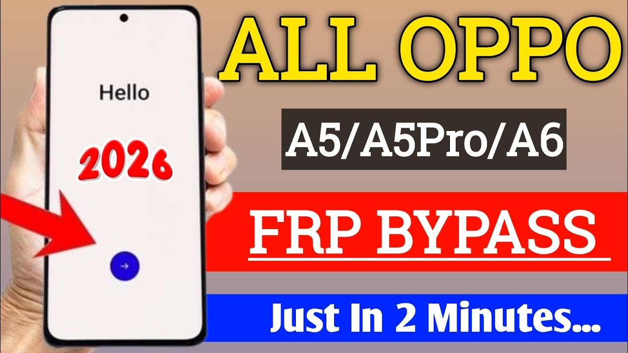 Oppo A3/A3x/A5/A6 Frp Bypass/Unlock 2026 Android 14,15 (Without PC) *#899# & Quick Share Not Working