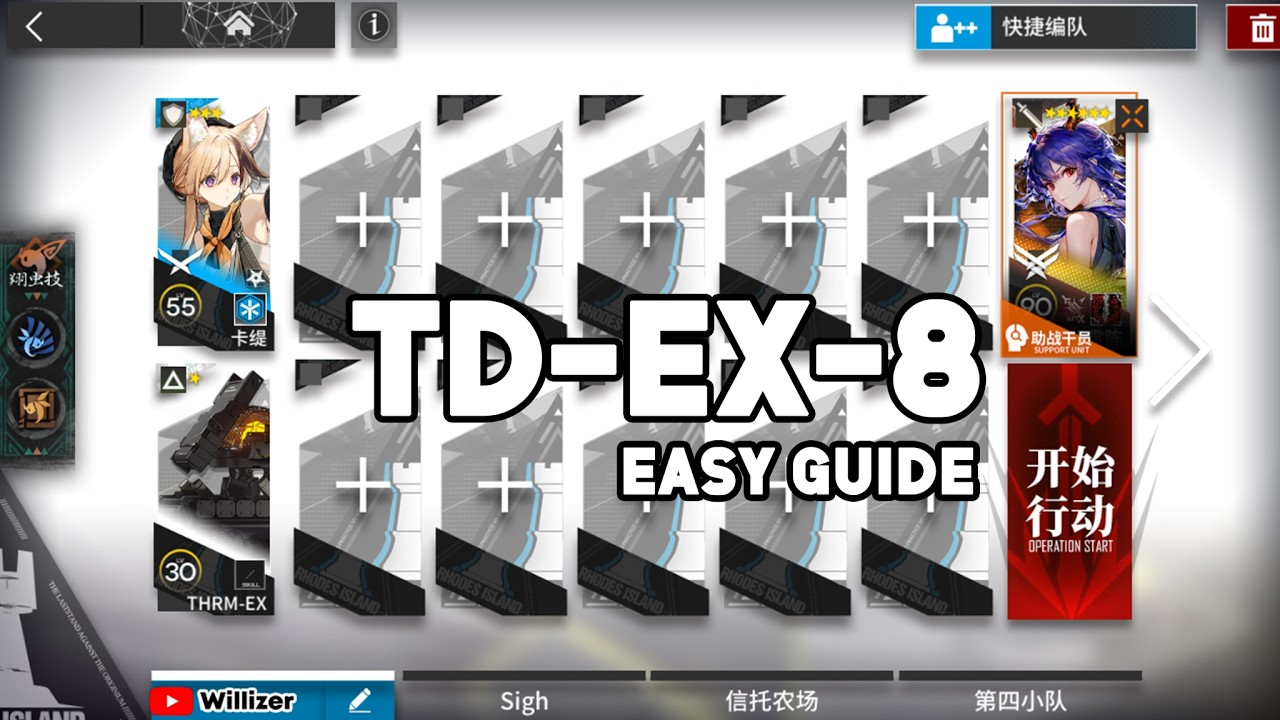 TD-EX-8 CM | Easy Strategy【Arknights x Monster Hunter】