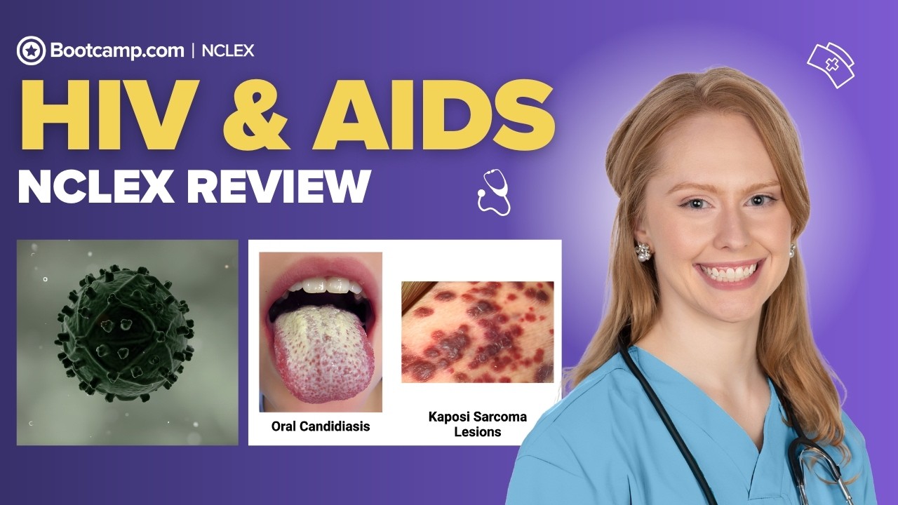 HIV & AIDS for the NCLEX | Stages, Diagnosis, Opportunistic Infection Triggers