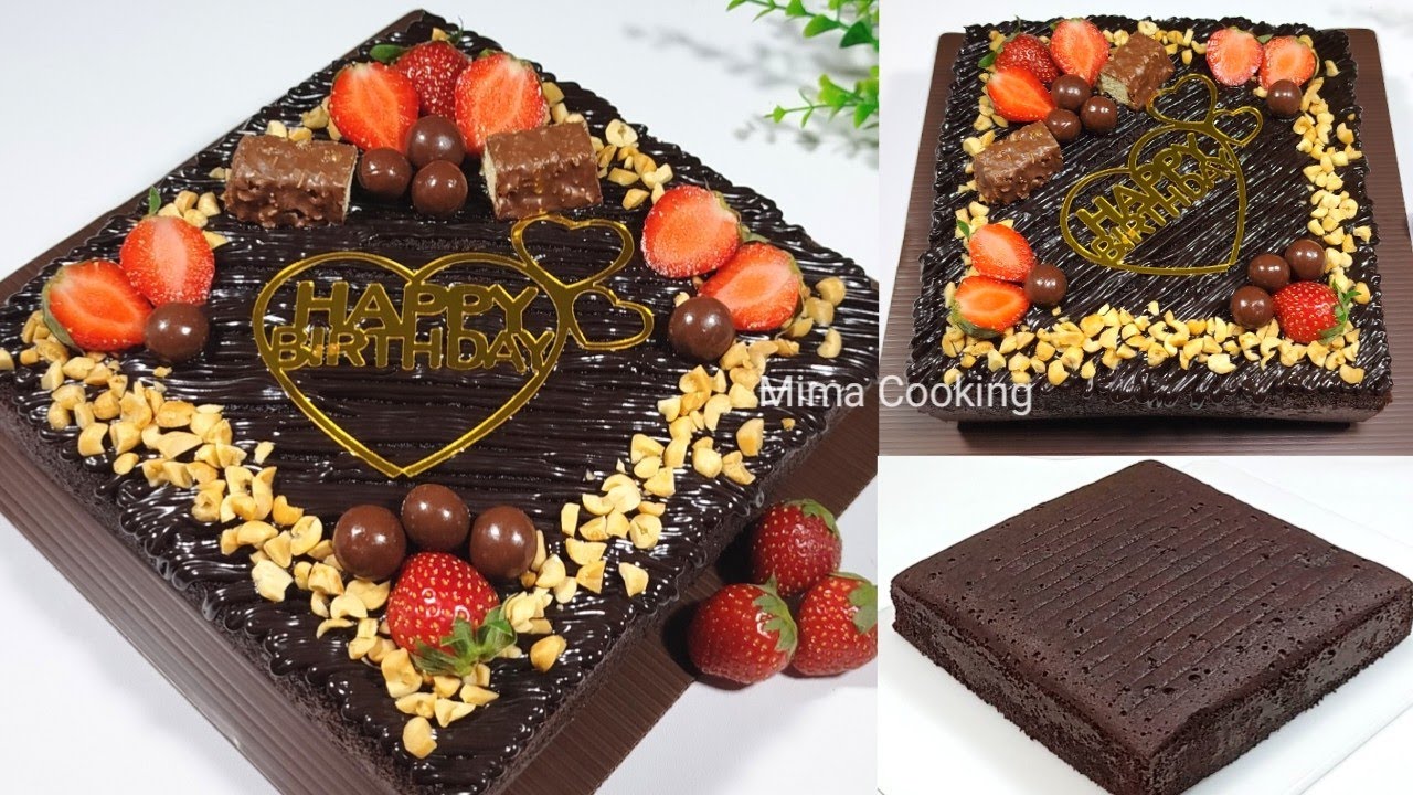 BROWNIES KUKUS JADI KUE ULANG TAHUN SEDERHANA