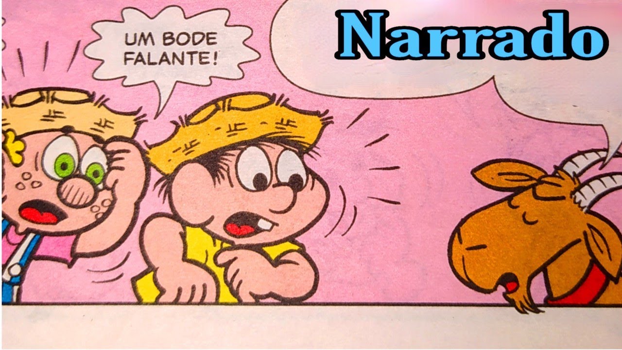 Chico Bento e Zé Lelé em: O BODE SINCERO - [ Narrado ] - Gibis do Chico Bento / Amo Ler Gibis