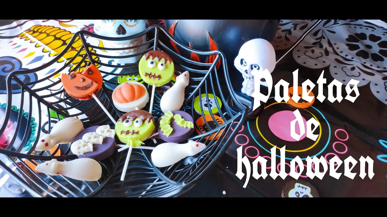VIDEO DE HALLOWEEN: Paletas estilo cakepops! #halloween #cakecisles #cakepops