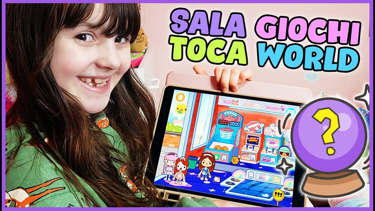 Nella sala giochi di Toca World!