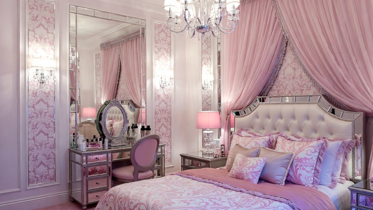 Glam Bedrooms in a Pink Palette/Elegant Interior Styles