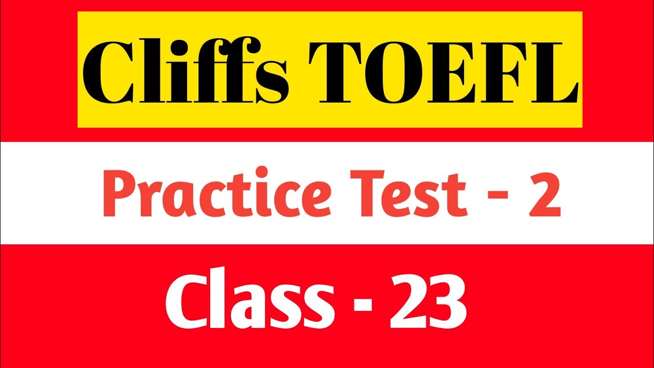Cliffs TOEFL # Practice Test - 2  # Page - 353
