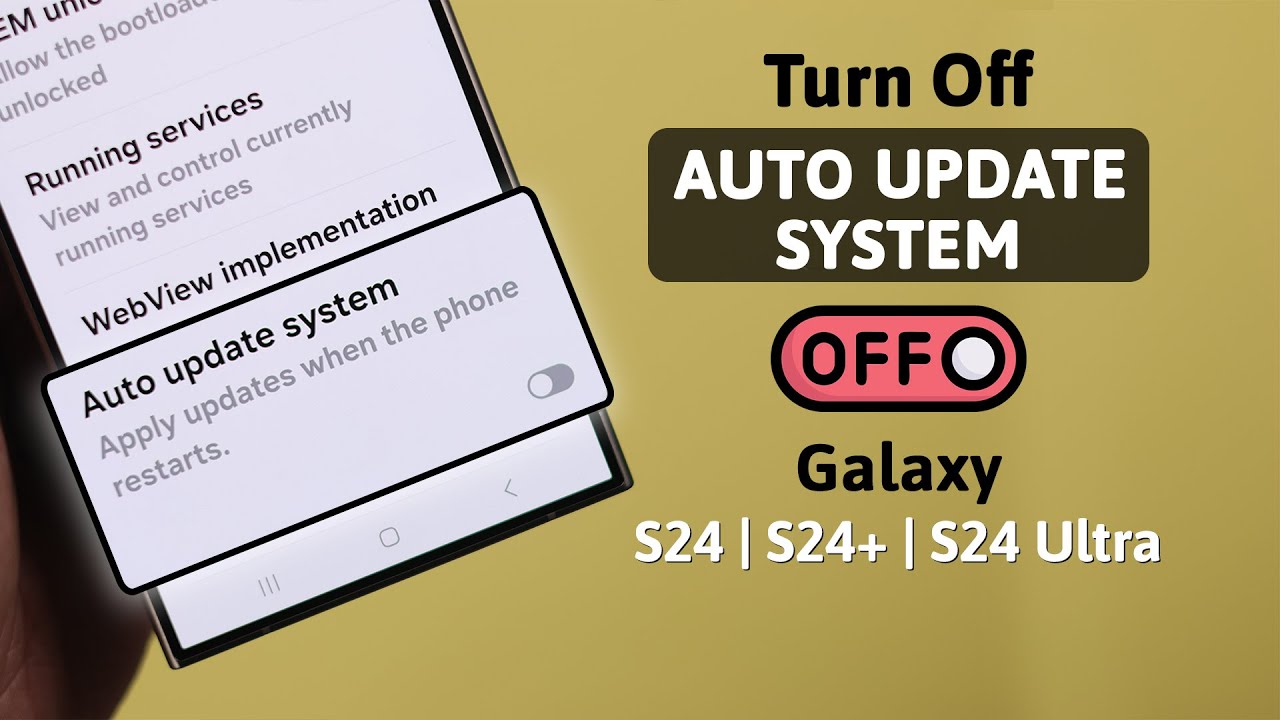 Galaxy S24 Ultra/Plus: How to Stop Auto Software Update on Samsung!