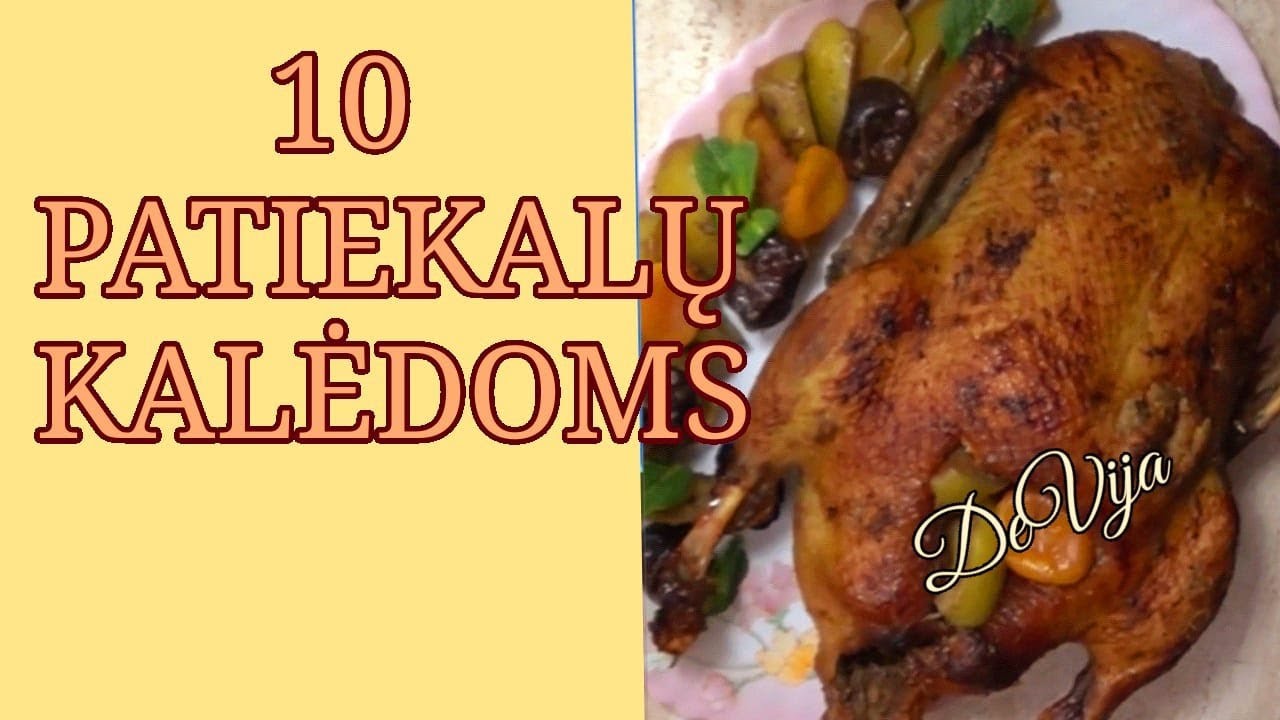 10 Patiekalų Kalėdoms #DeVija