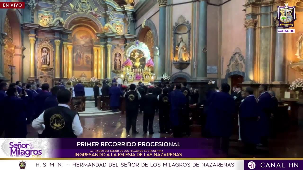 Recorrido Procesional 2025 – Sábado 04 de octubre
