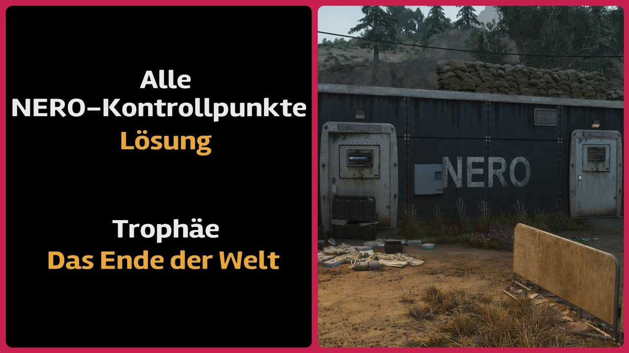 Days Gone Remastered - Das Ende der Welt Trophäe (Alle NERO-Kontrollpunkte)