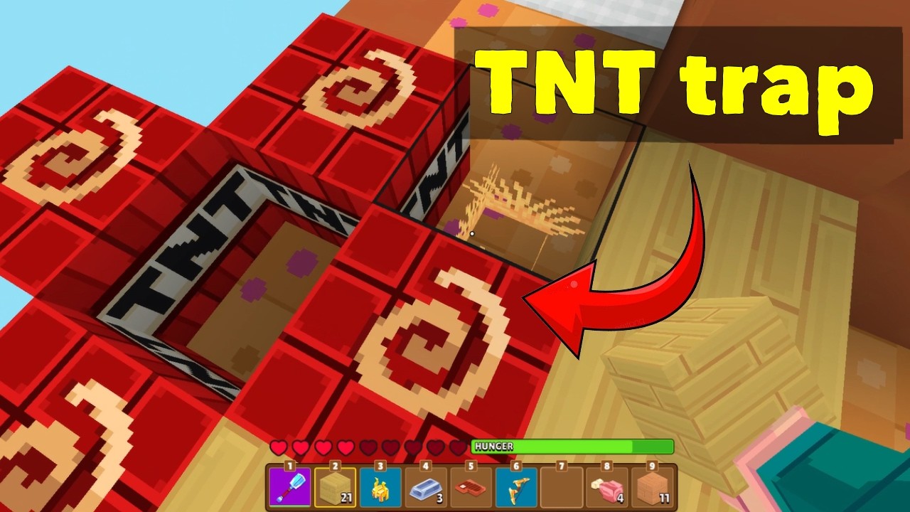 MineFun io TNT Trap in SkyWars 🧨😱#74