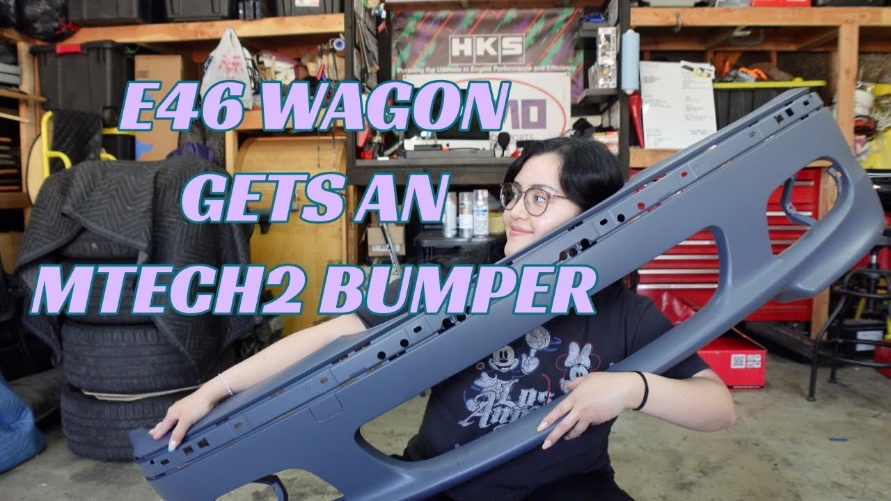 E46 WAGON GETS AN MTECH2 BUMPER