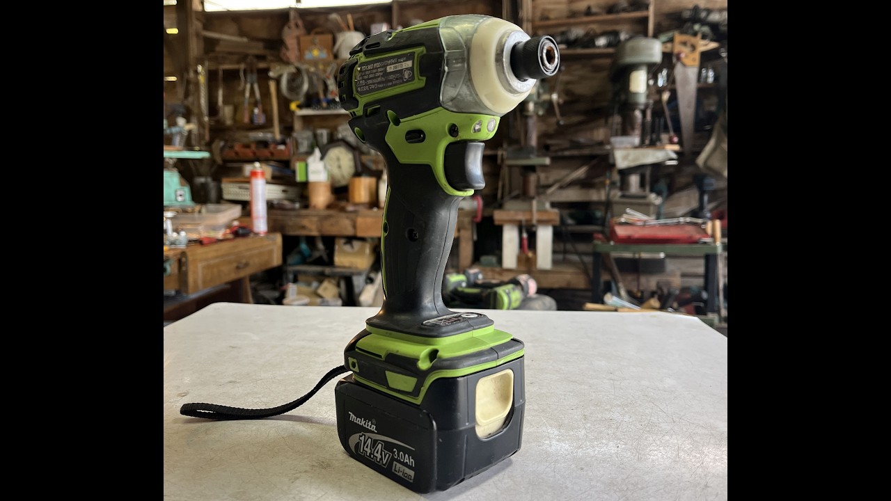 【動作品】マキタ TD136D 充電式 インパクトドライバー 本体のみ 動作確認動画有 分解・清掃済み
