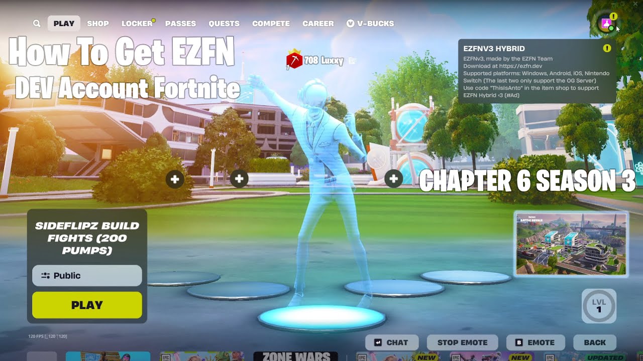 How To Get EZFN DEV IN FORTNITE! (Chapter 6 Season 3 EASY TUTORIAL)