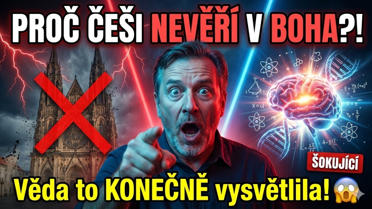 Proč jsou Češi největší ateisté na světě? Věda to konečně vysvětlila!