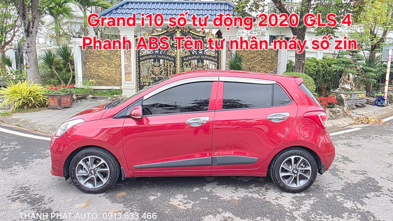 🚘 Grand i10 số tự động 2020 GLS 4 Phanh ABS | Tên tư nhân biển trắng máy số zin đẹp | 0913.633.466
