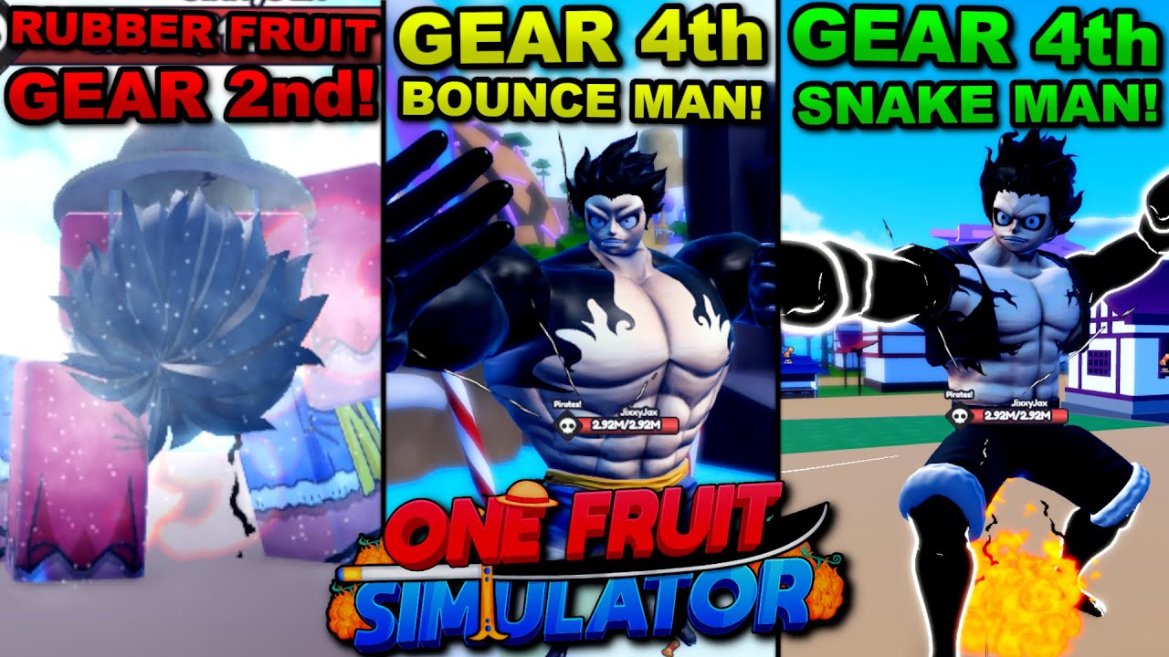 Becoming Gear 4th Luffy (Awakening Rubber Fruit) In Roblox One Fruit... Here's What Happened!
