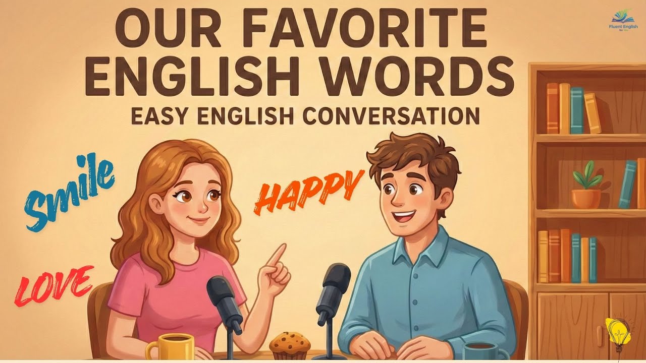 Learn English with Our Favorite Words | Easy English Conversation Practice | English Podcast