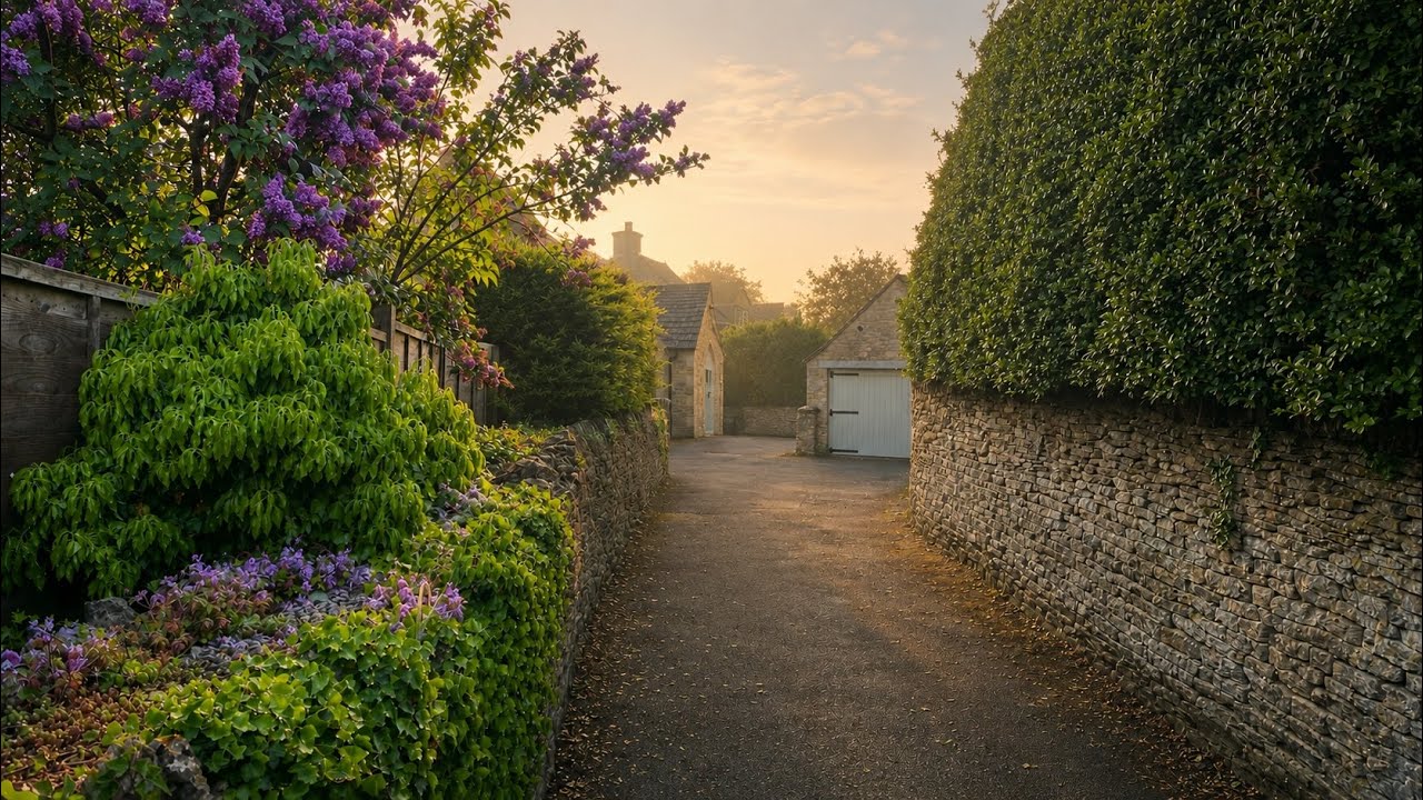 Cotswolds Early Morning Walk - Before the Village Wakes