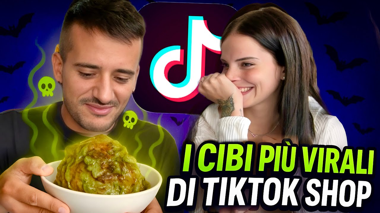 ASSAGGIO I CIBI pi&ugrave; VIRALI di TIKTOK SHOP 🔥😱