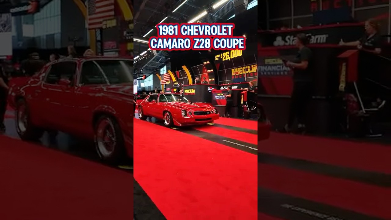 1981 Chevrolet Camaro Z28 Coupe. #camaroz28 #classiccamaro #classiccarauction #mecumauctions