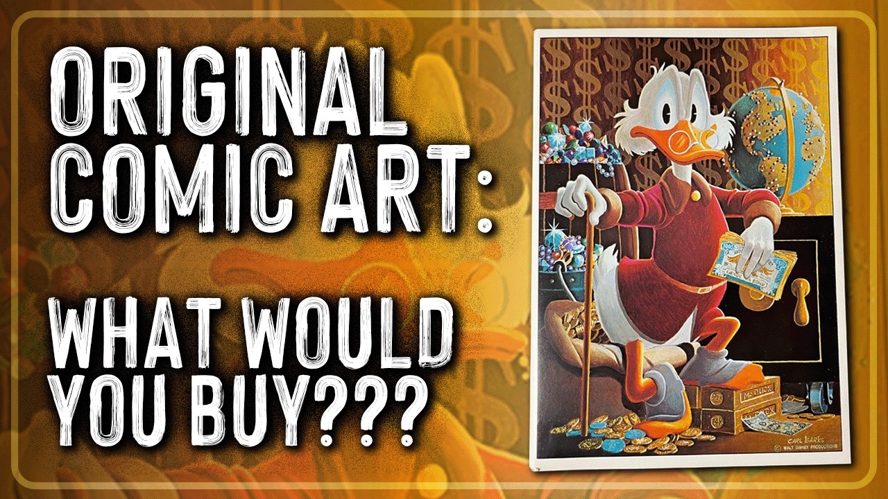 Remember When Original Art Was Cheap?? Frank Frazetta, Carl Barks, Bernie Wrightson, Charles Schulz