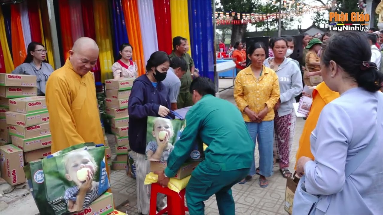 Ban Trị Sự GHPGVN tỉnh Tây Ninh Thăm và chúc Tết các chùa Nam tông khu vực biên giới