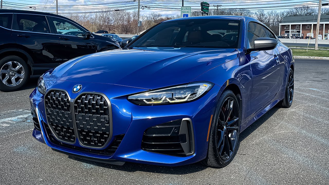 2021 BMW M440i Portimao Blue Walkaround Review Exhaust Sound