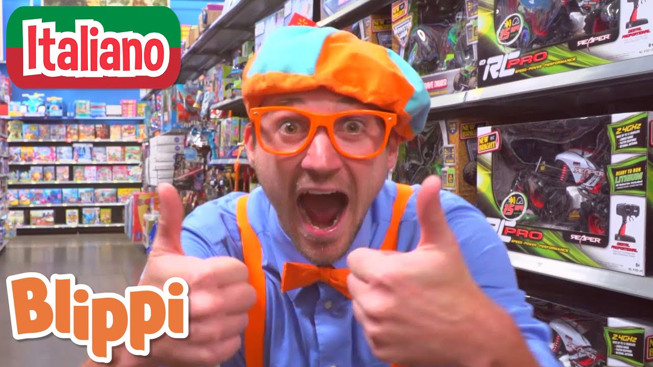 Impariamo i colori al negozio di giocattoli | Blippi in Italiano | Video educativi per bambini