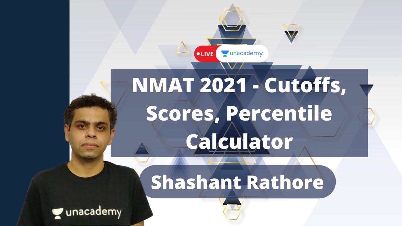 NMAT 2021 | Cutoffs, Scores, Percentile Calculator | Unacademy CATalyst | Shashant Rathore