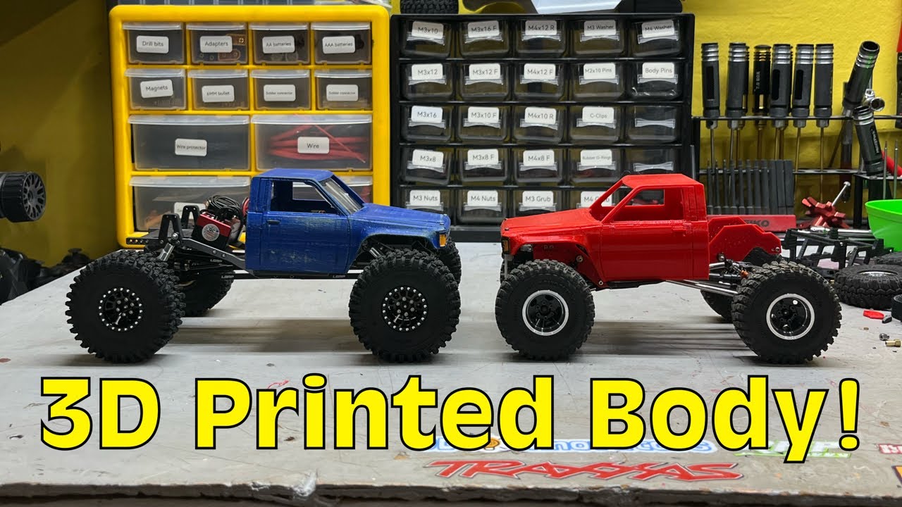 I 3D printed my own scx24 body! We may have a slight problem