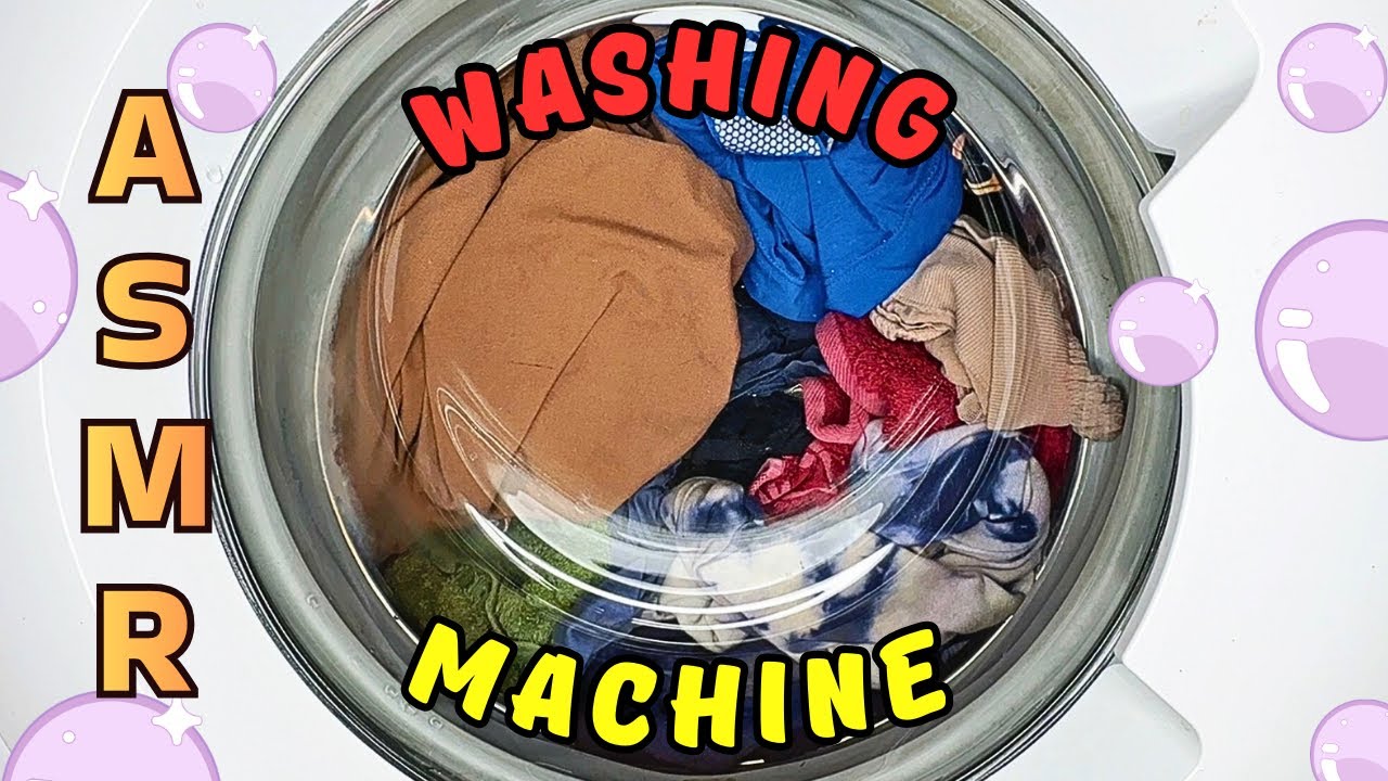 🫧 Satisfying Washing Machine ASMR 🧺 Relaxing Laundry Sounds for Sleep & Focus
