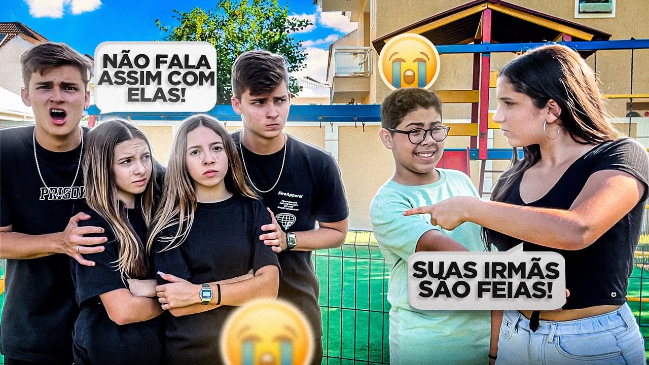 A NAMORADA DO FÃ MALUCO FEZ MINHA IRMÃ CHORAR! •Irmãos Scribel•