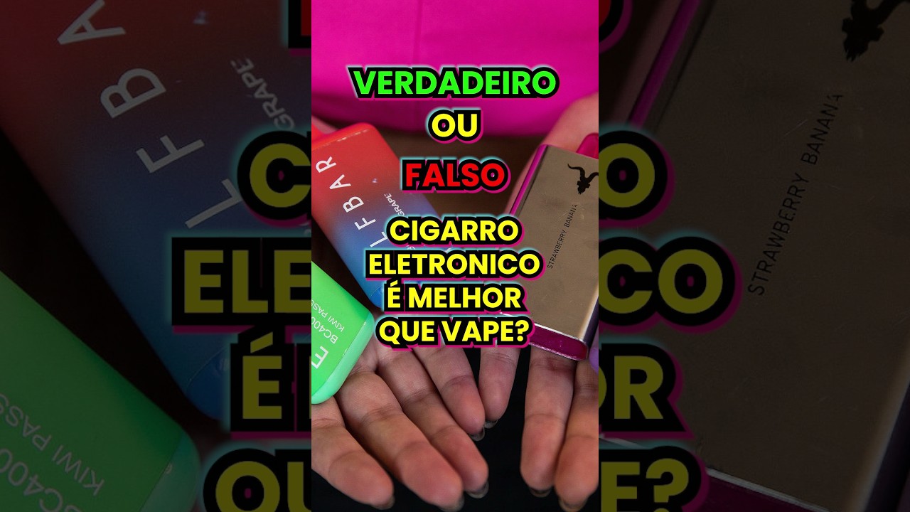 CIGARRO ELETRONICO FAZ MENOS MAL QUE VAPE?  #curiosidades #fatoscuriosos