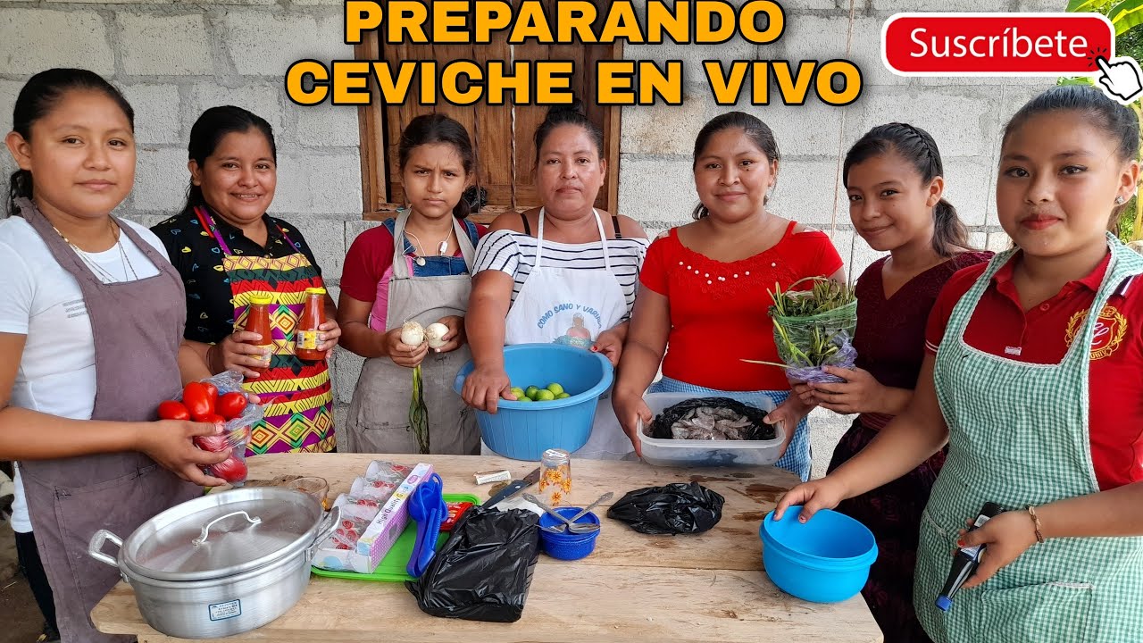 PREPARANDO CEVICHE EN VIVO - CON LAS CHICAS DEL JABAL&Iacute; 502