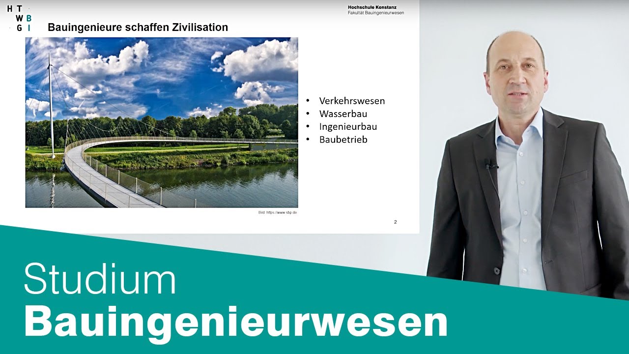 Bauingenieurwesen: Studiengangsvorstellung (Bachelor)