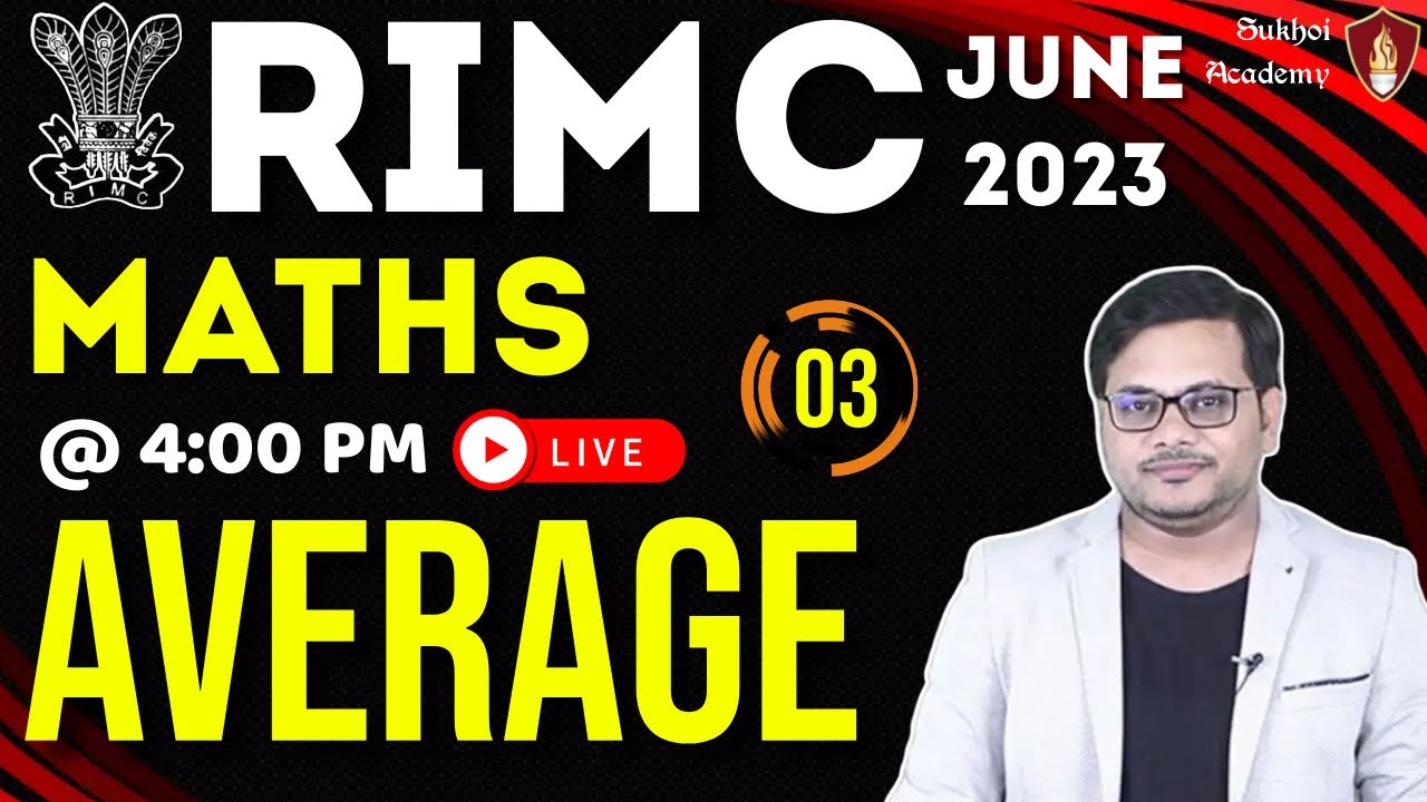RIMC Math Average | RIMC Online Coaching | RIMC June 2023 | Maths By Nitin Sir | Pune | Jaipur