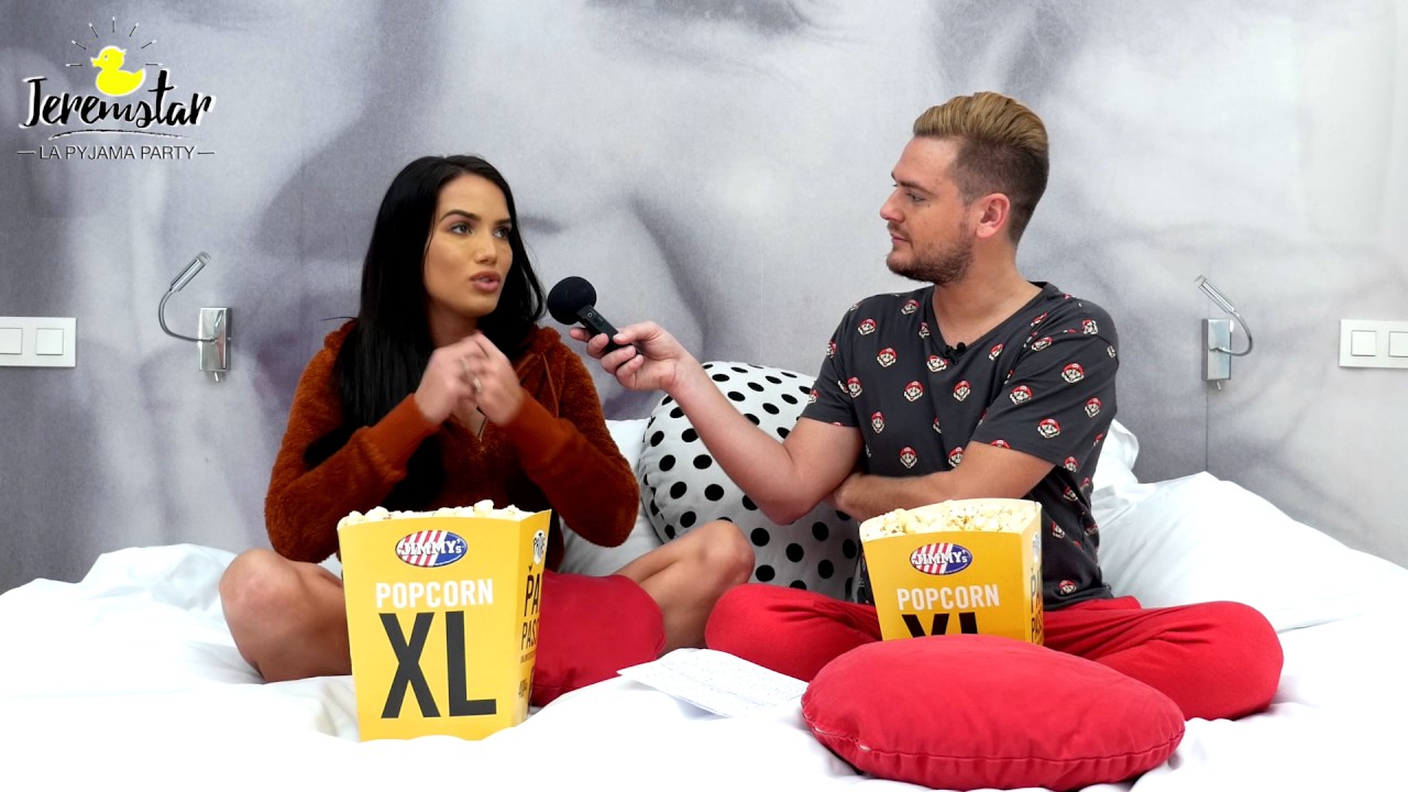 Manon Marsault and Jeremstar's pajama party