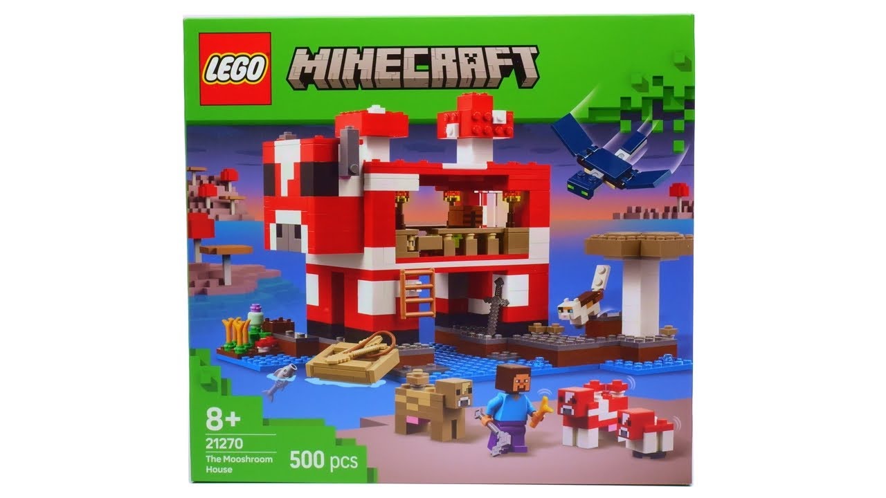 LEGO Minecraft The Mooshroom House 21270 - Speed Build