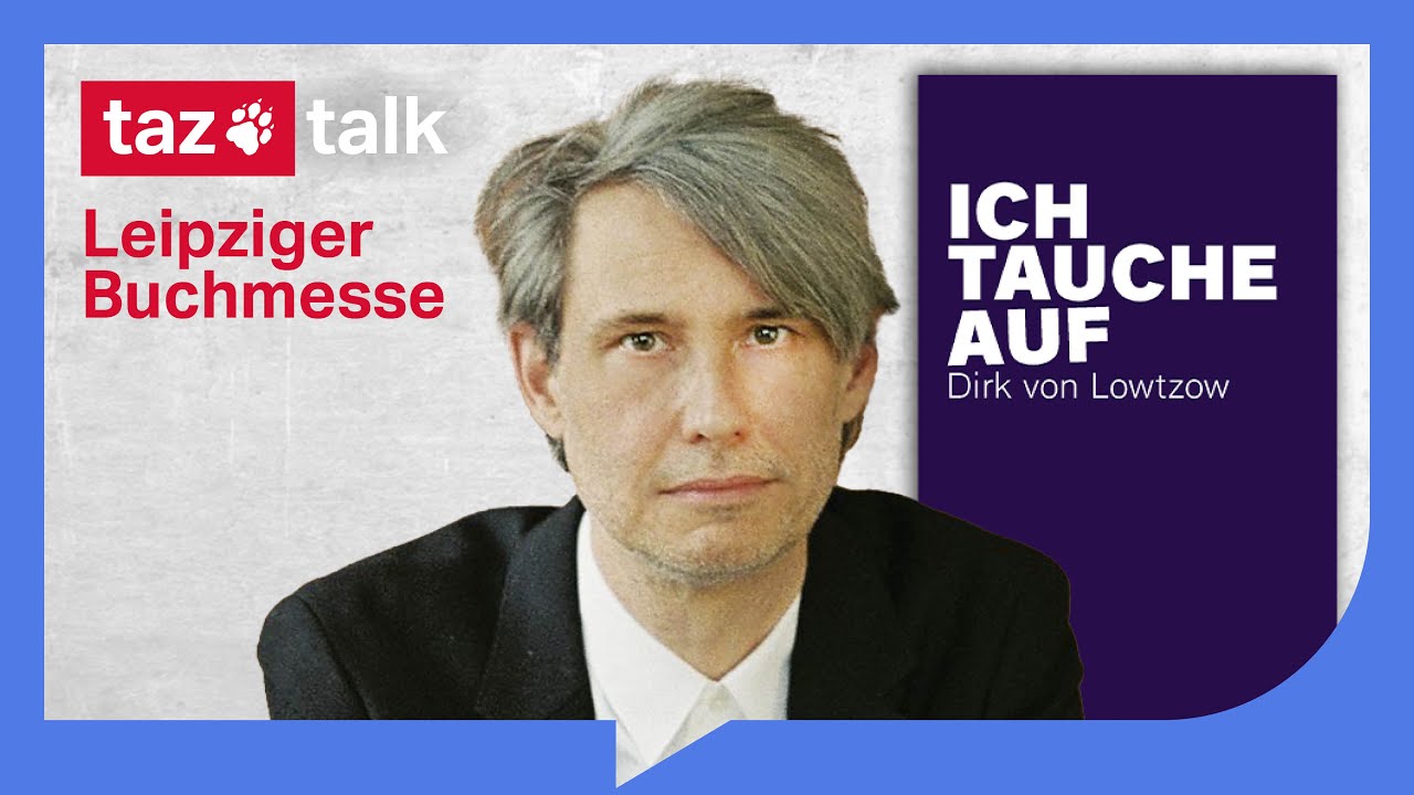 Dirk von Lowtzow: Ich tauche auf – taz Talk meets Buchmesse Leipzig