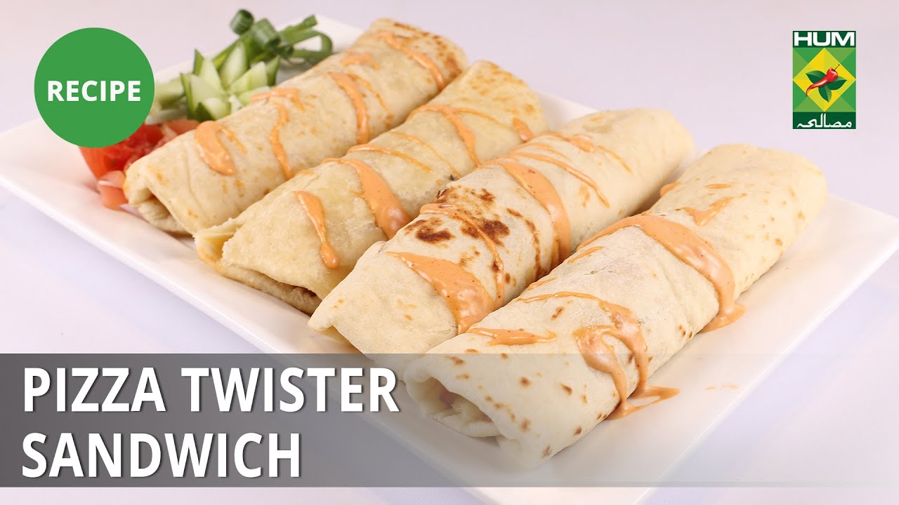 Pizza Twister Sandwich Recipe | Masala Mornings |  Shireen Anwar | Dessert