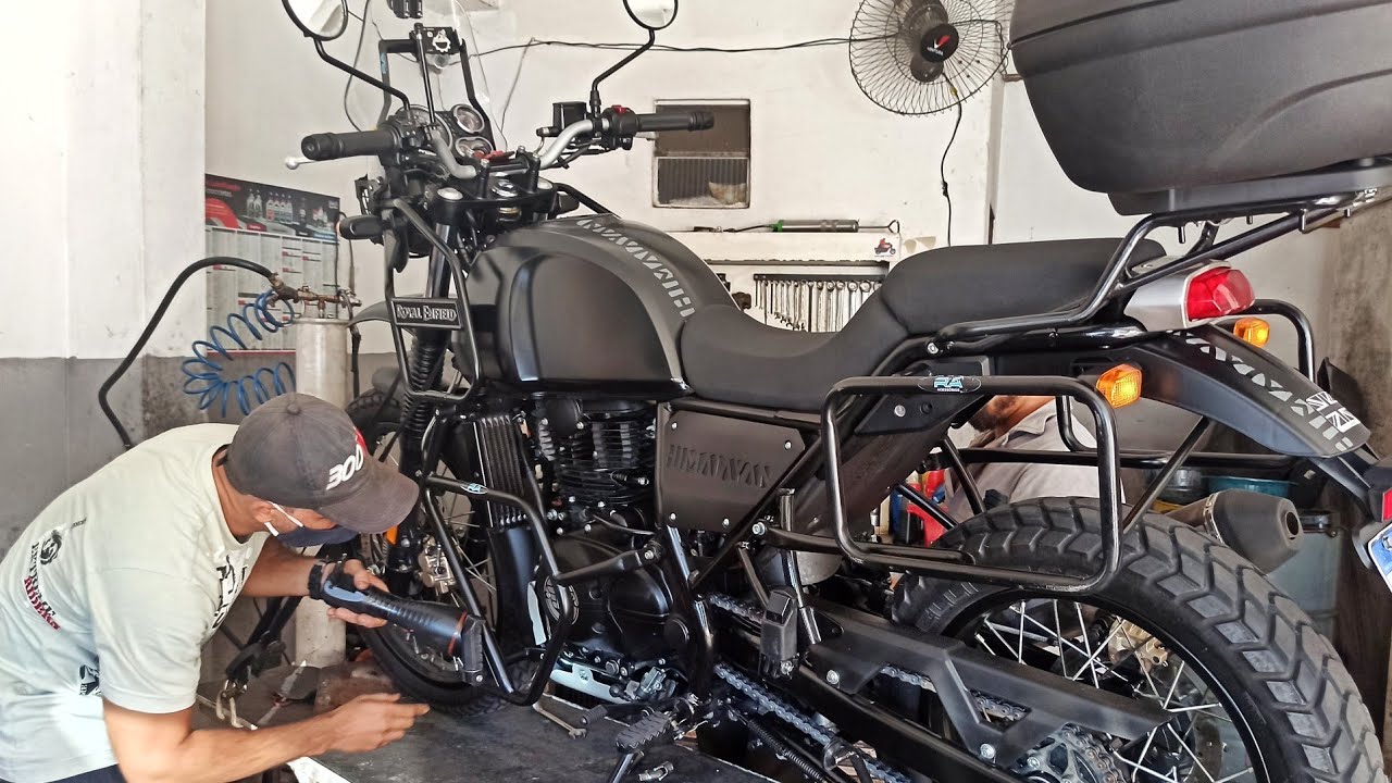 Baixou 1 Litro de Óleo - Revisão da Himalayan depois de 1600 km de viagem [RL Motos]