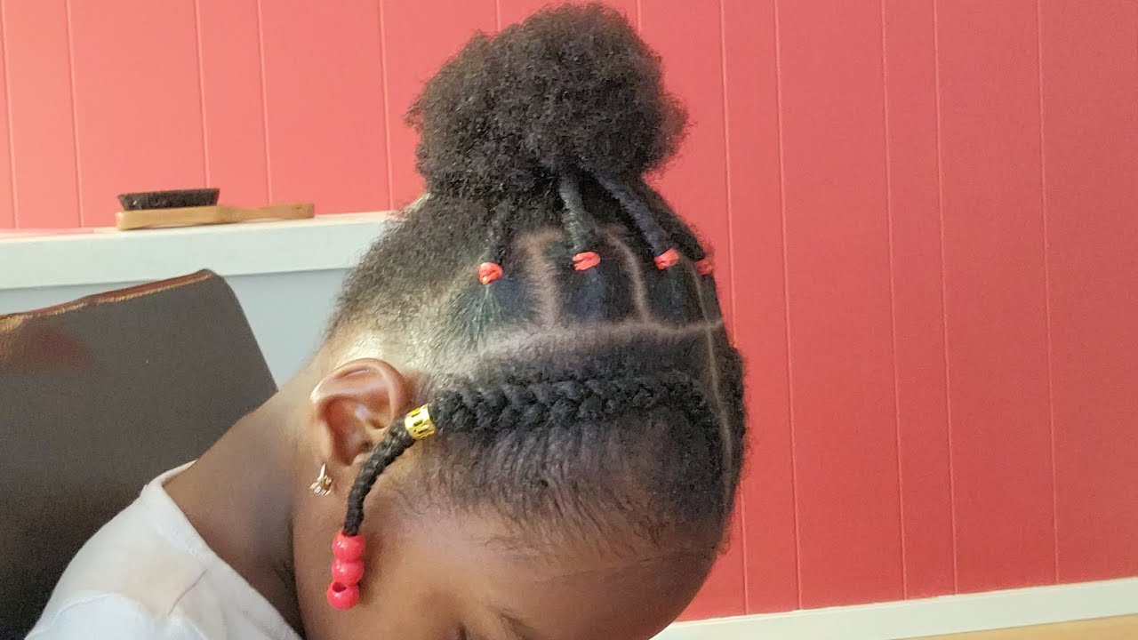 How to do quick natural hairstyle for kids
